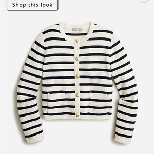 Emilie sweater lady jacket in stripe